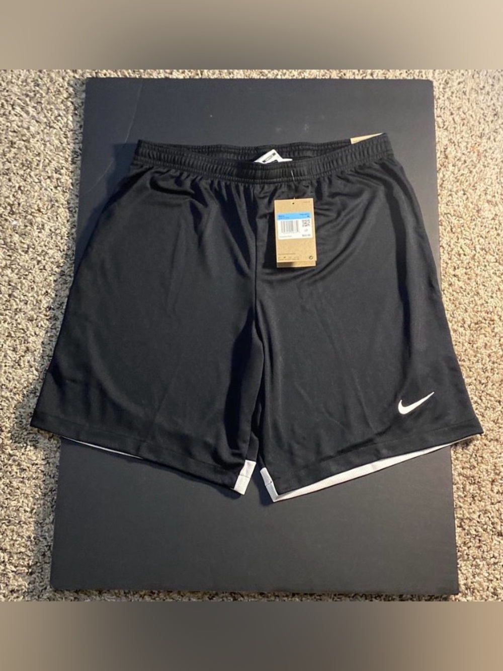Nike Dri-FIT Men’s Classic II Shorts Black White (DH8127-010) Athletic Medium
